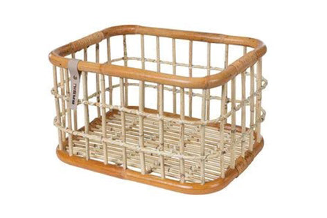 BASKET REAR GREEN LIFE RATTAN L 30L